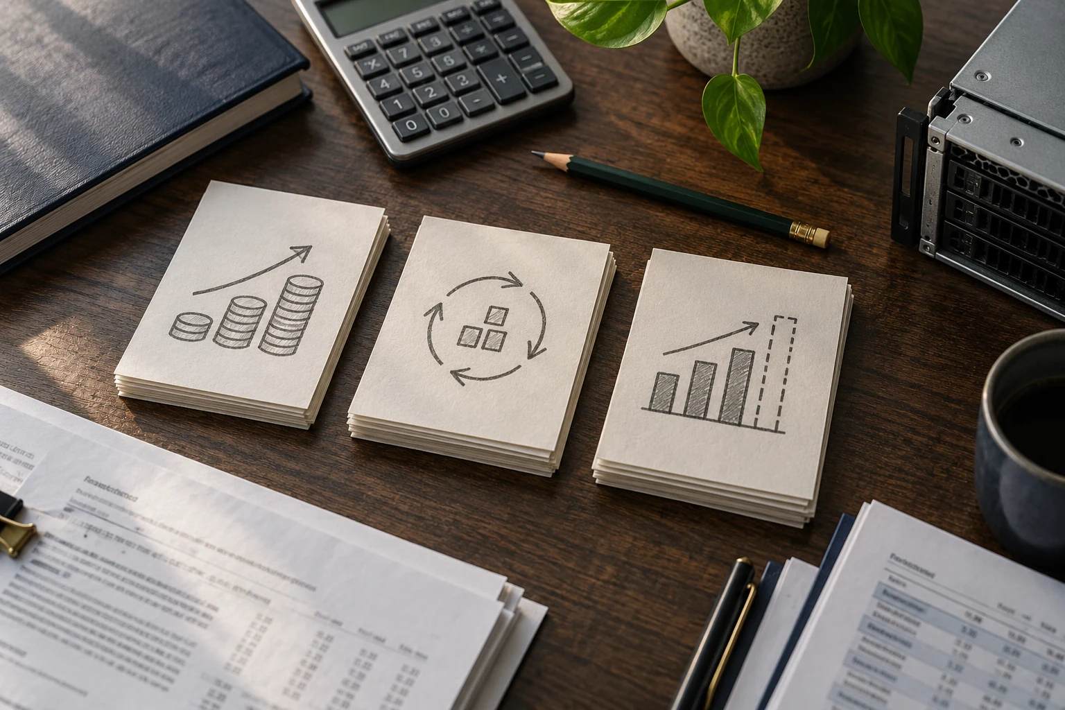 Corporate finance desk separating dividends, repurchases and share-count effects